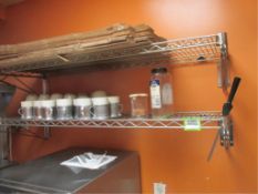 Lot (4) Metro Shelves & (2) Receipt Slides. HIT# 2234867. Loc: Kitchen Asset Located at 143 Kent