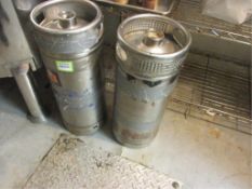 Lot (4) 1/6 Keg Barrels. HIT# 2234840. Loc: Walk-In Cooler. Asset Located at 143 Kent Street,