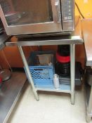 Stainless Steel Prep Table, 24" X 24". HIT# 2234856. Loc: Kitchen Asset Located at 143 Kent Street,