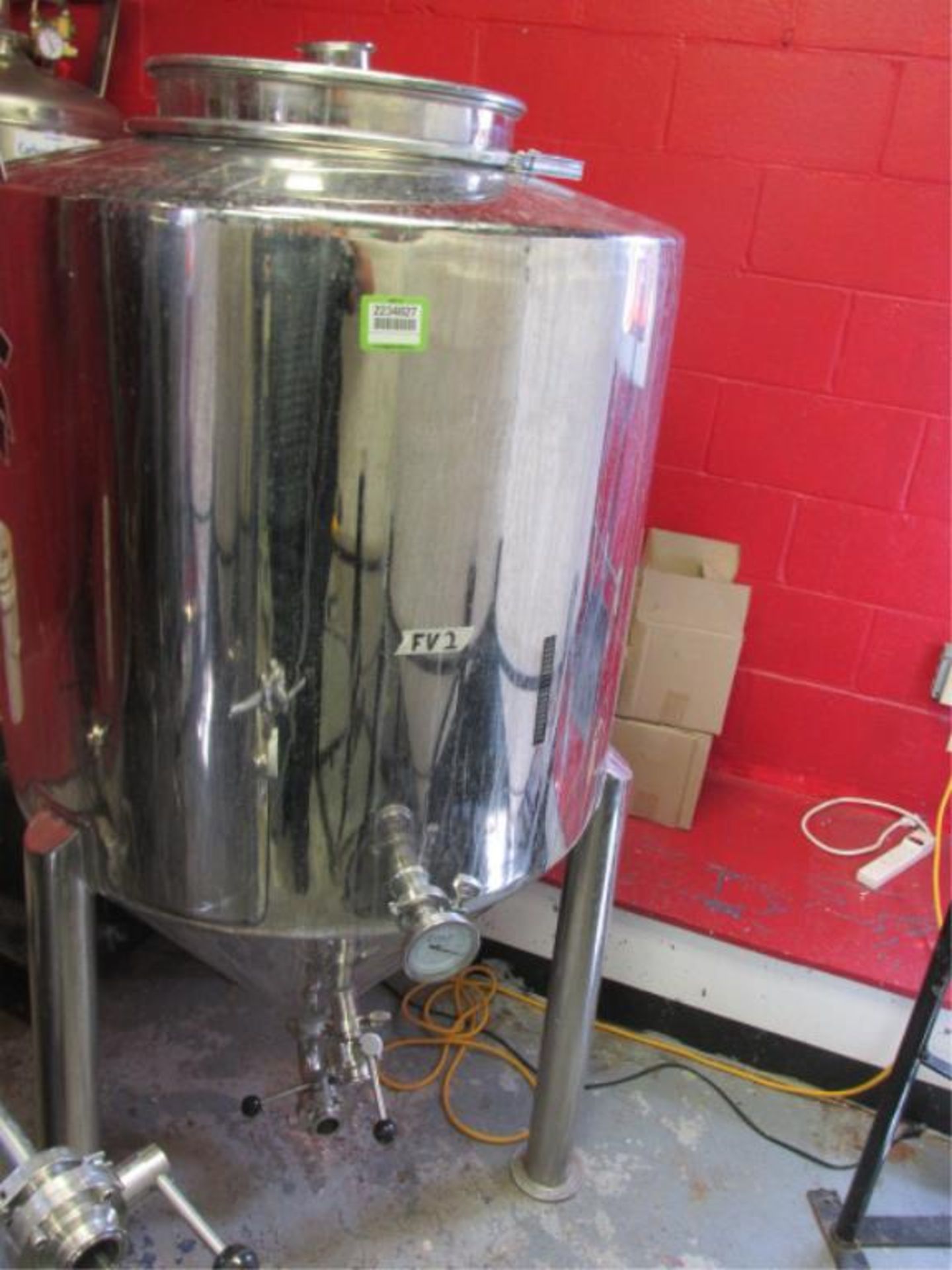 Electric Control Panel+C20:C Stainless Steel Tank, 3BBL Non-Jacketed Fermenter, 90 Gal. HIT# - Image 2 of 2