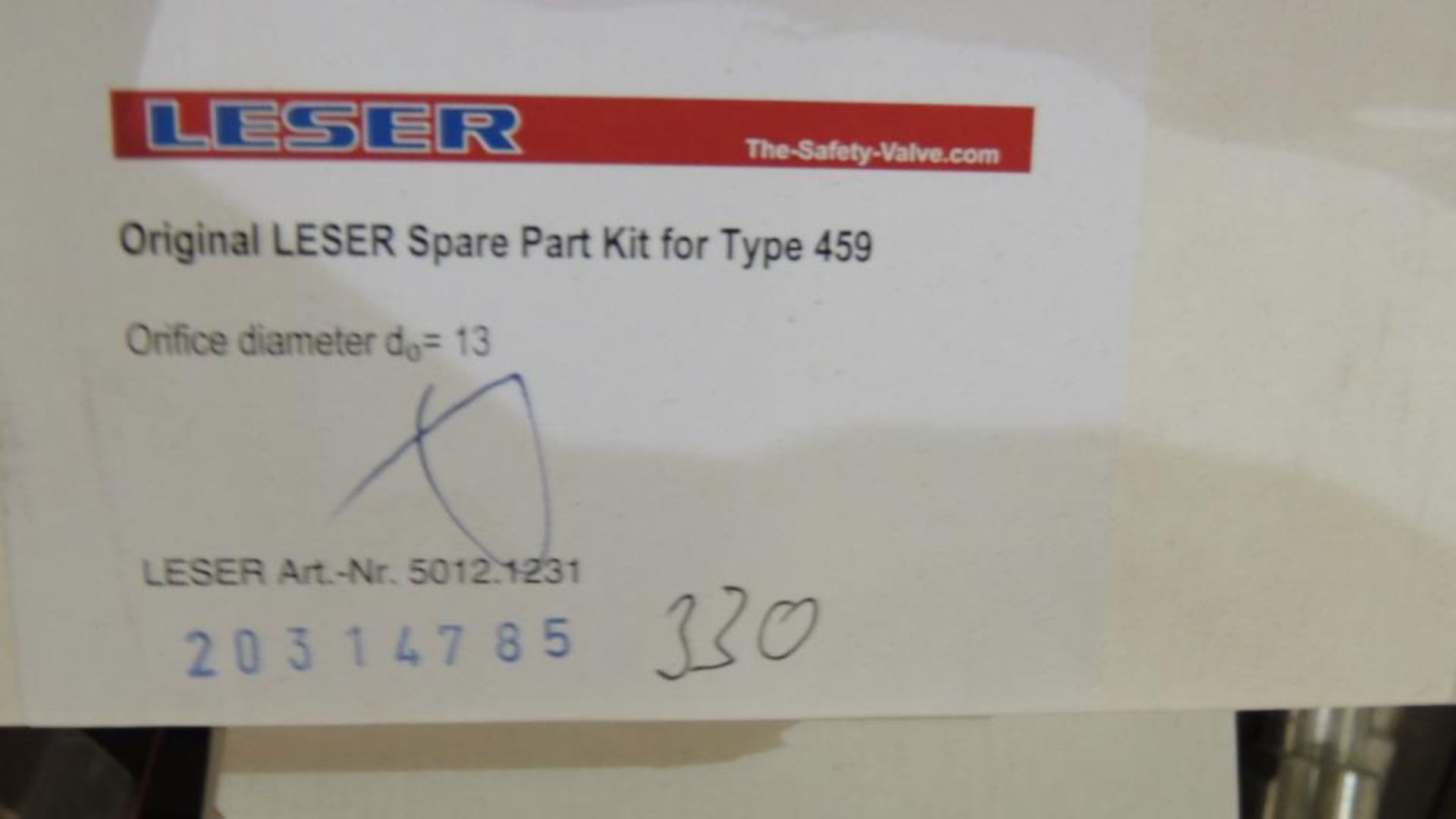 Large Quantity of Leser Relief and Safety Valves, plus Spare Parts Kits - Image 93 of 374