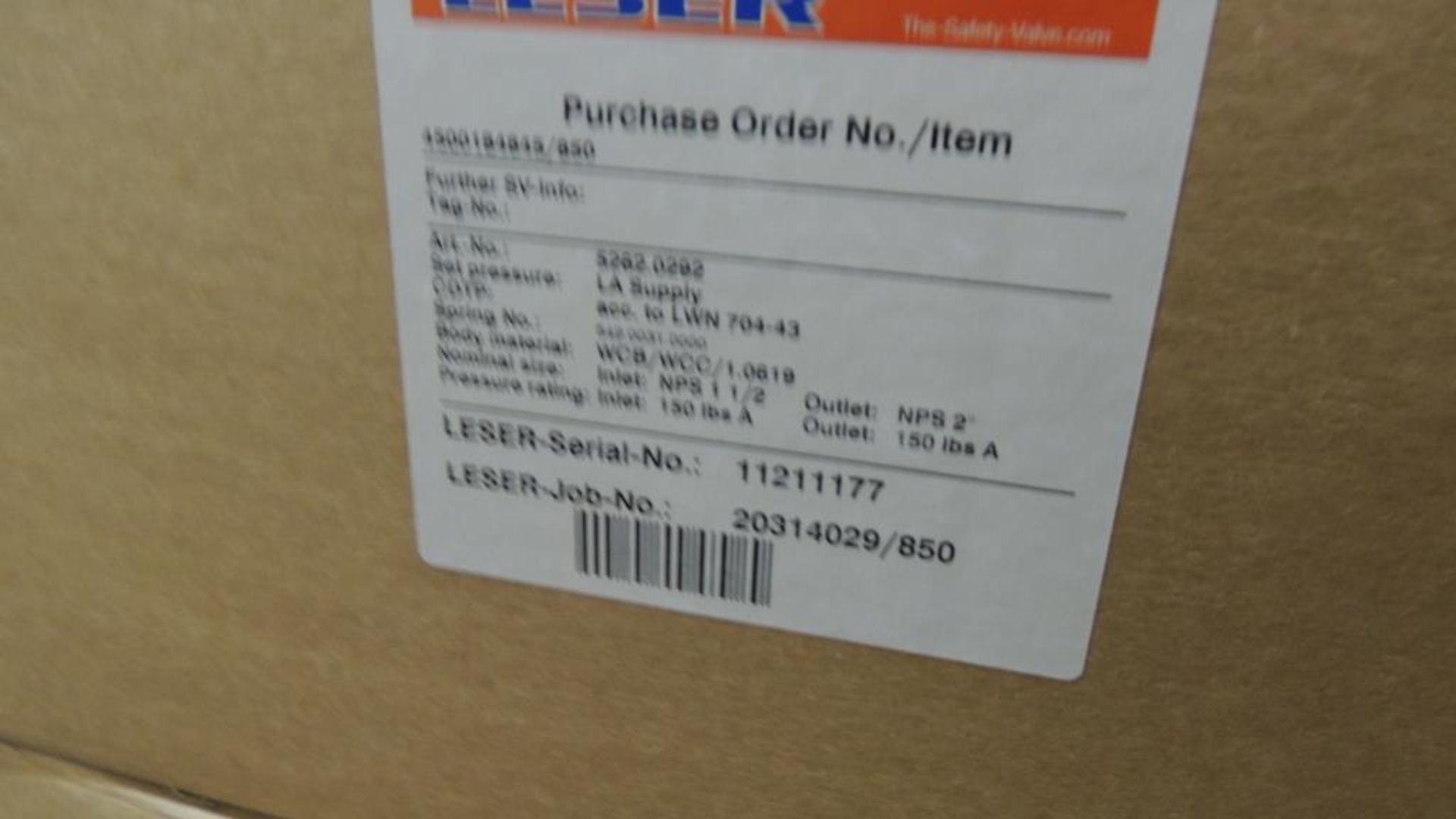 Large Quantity of Leser Relief and Safety Valves, plus Spare Parts Kits - Image 201 of 374