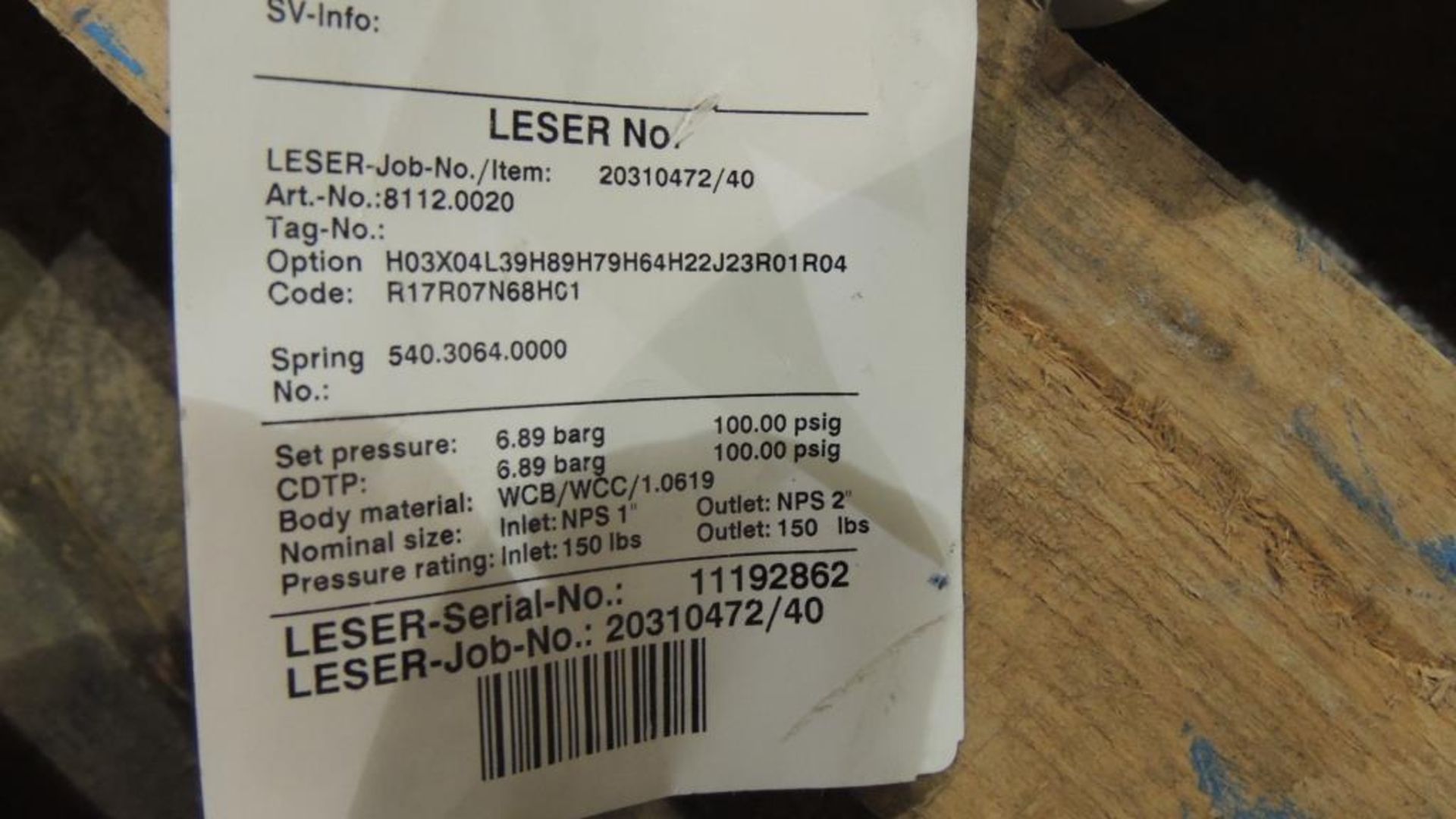 Large Quantity of Leser Relief and Safety Valves, plus Spare Parts Kits - Image 71 of 374