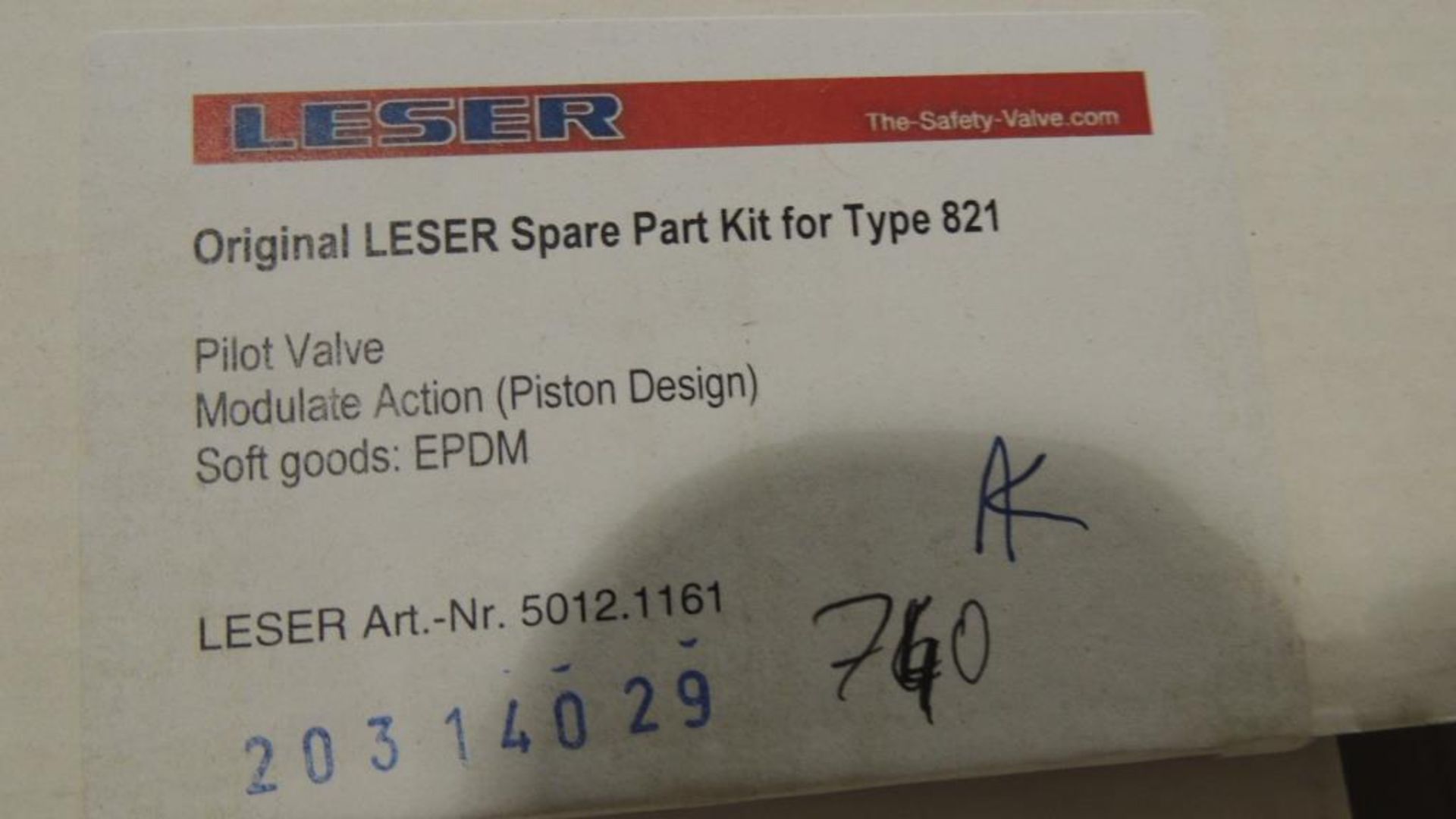 Large Quantity of Leser Relief and Safety Valves, plus Spare Parts Kits - Image 16 of 374