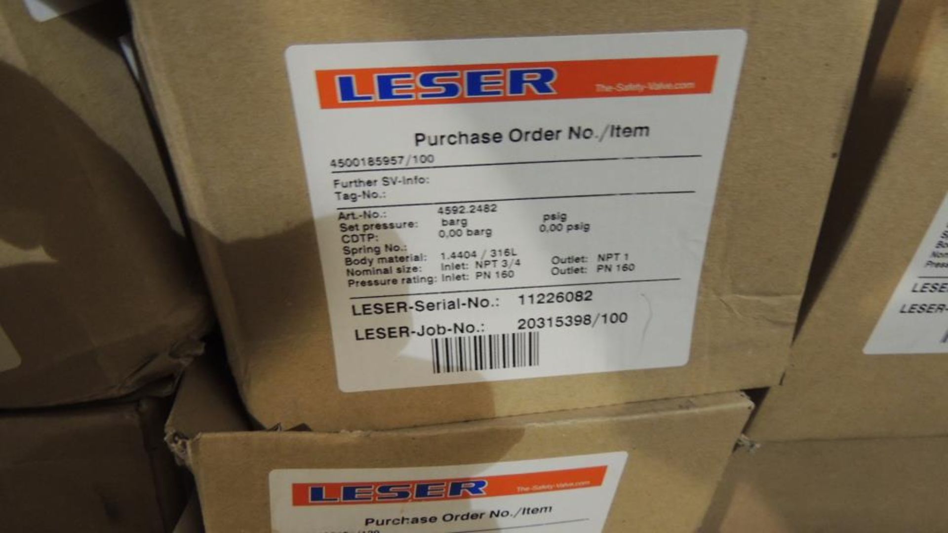 Large Quantity of Leser Relief and Safety Valves, plus Spare Parts Kits - Image 228 of 374