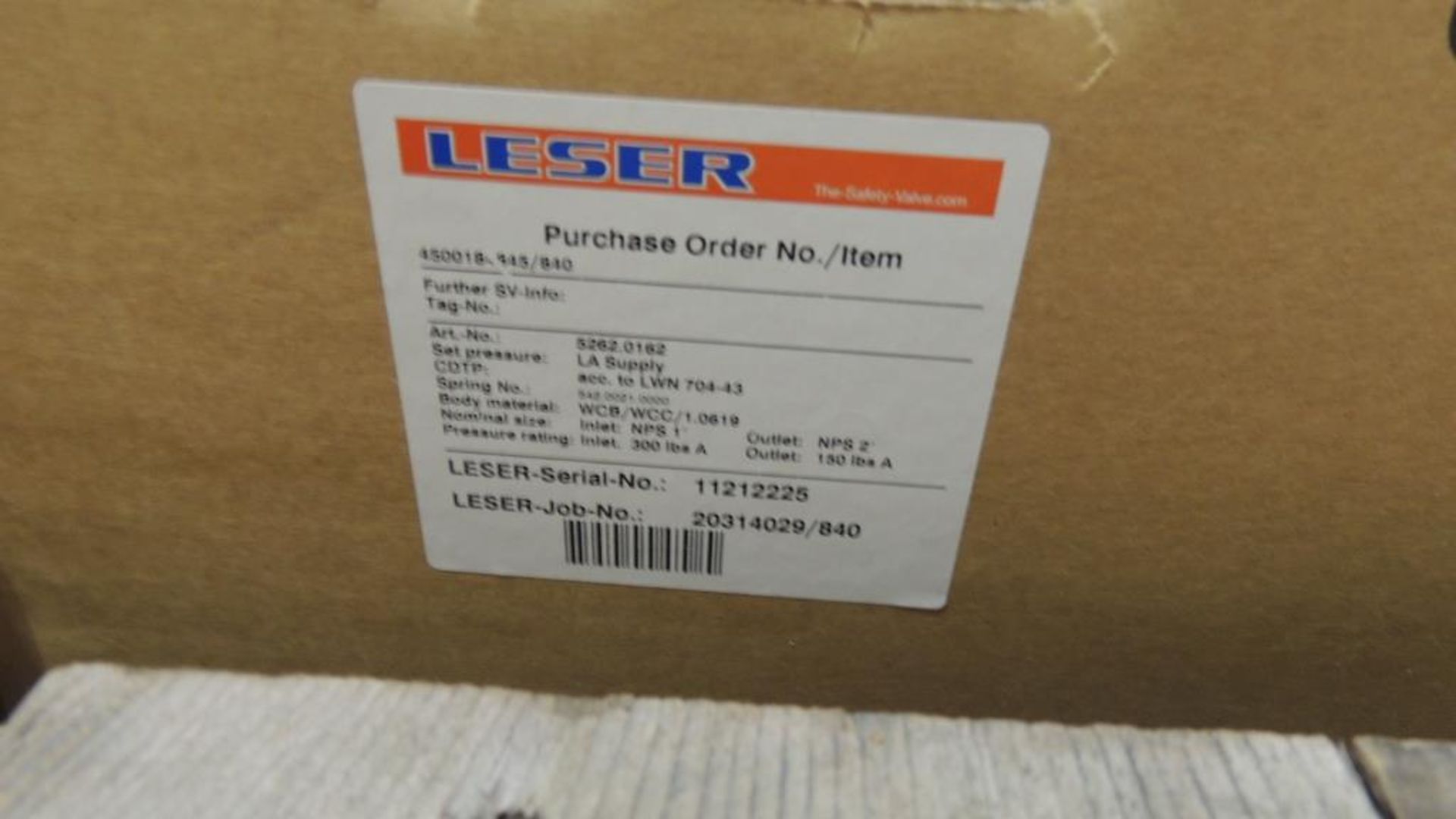 Large Quantity of Leser Relief and Safety Valves, plus Spare Parts Kits - Image 136 of 374