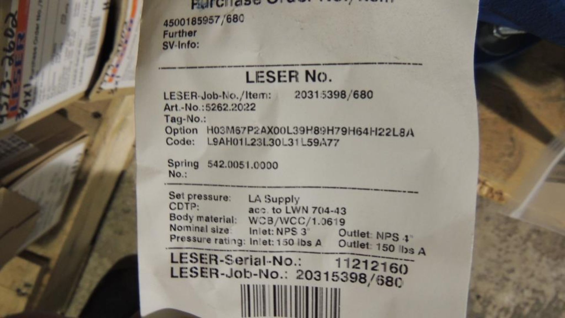 Large Quantity of Leser Relief and Safety Valves, plus Spare Parts Kits - Image 9 of 374
