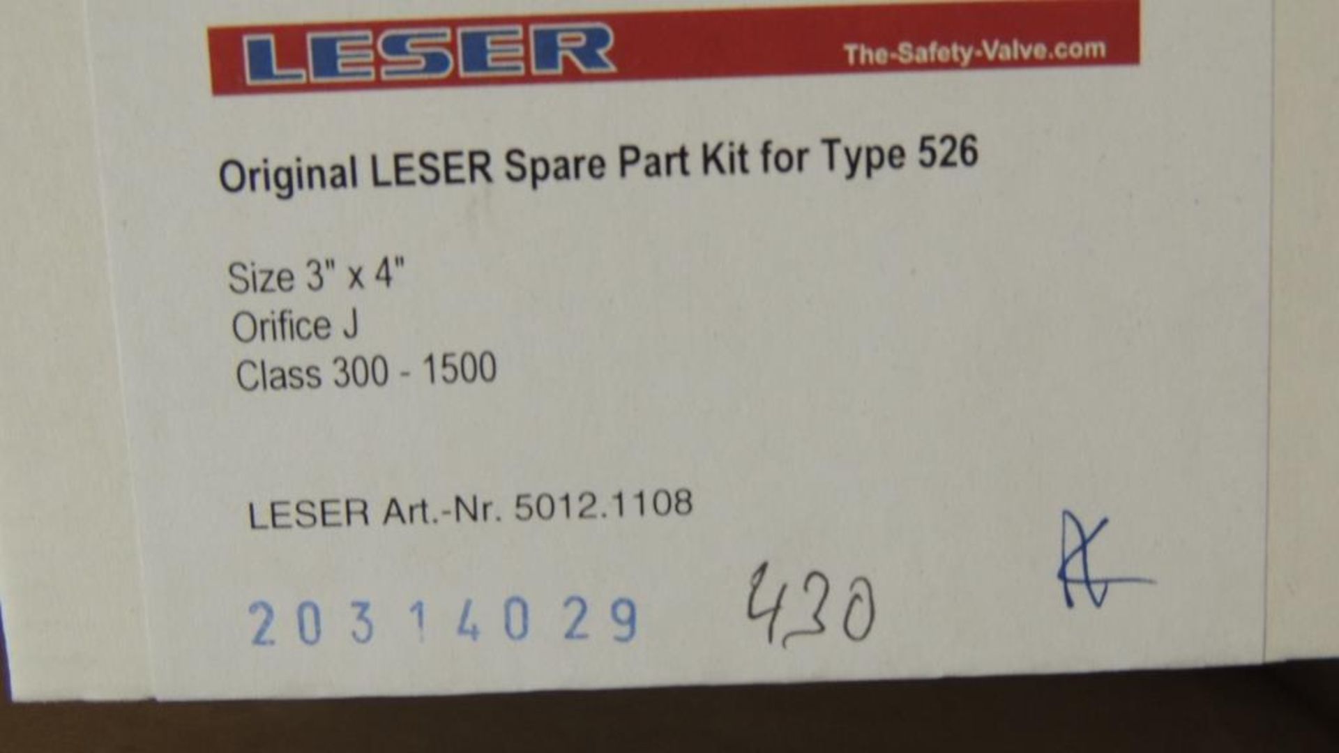 Large Quantity of Leser Relief and Safety Valves, plus Spare Parts Kits - Image 27 of 374