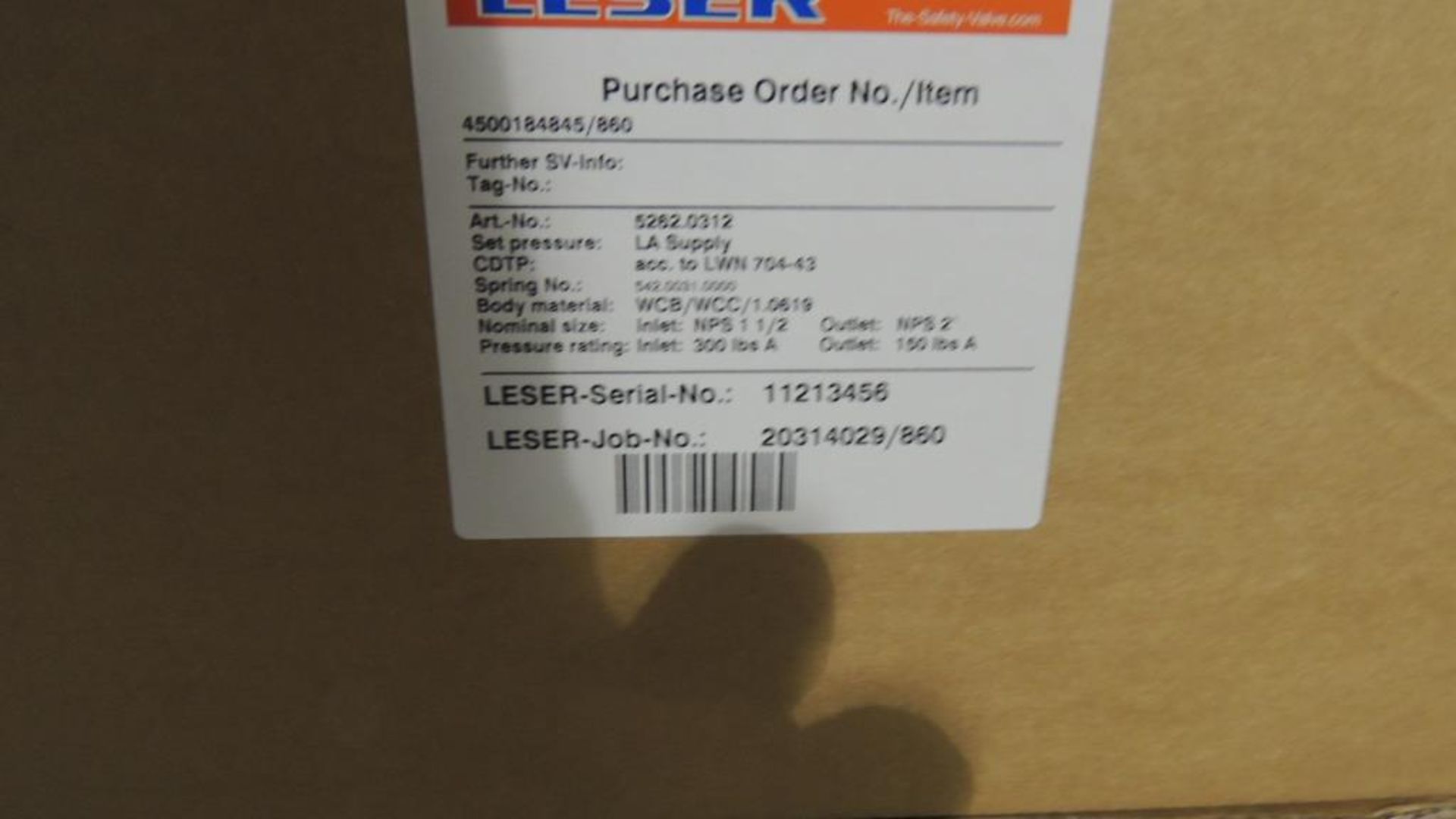 Large Quantity of Leser Relief and Safety Valves, plus Spare Parts Kits - Image 113 of 374