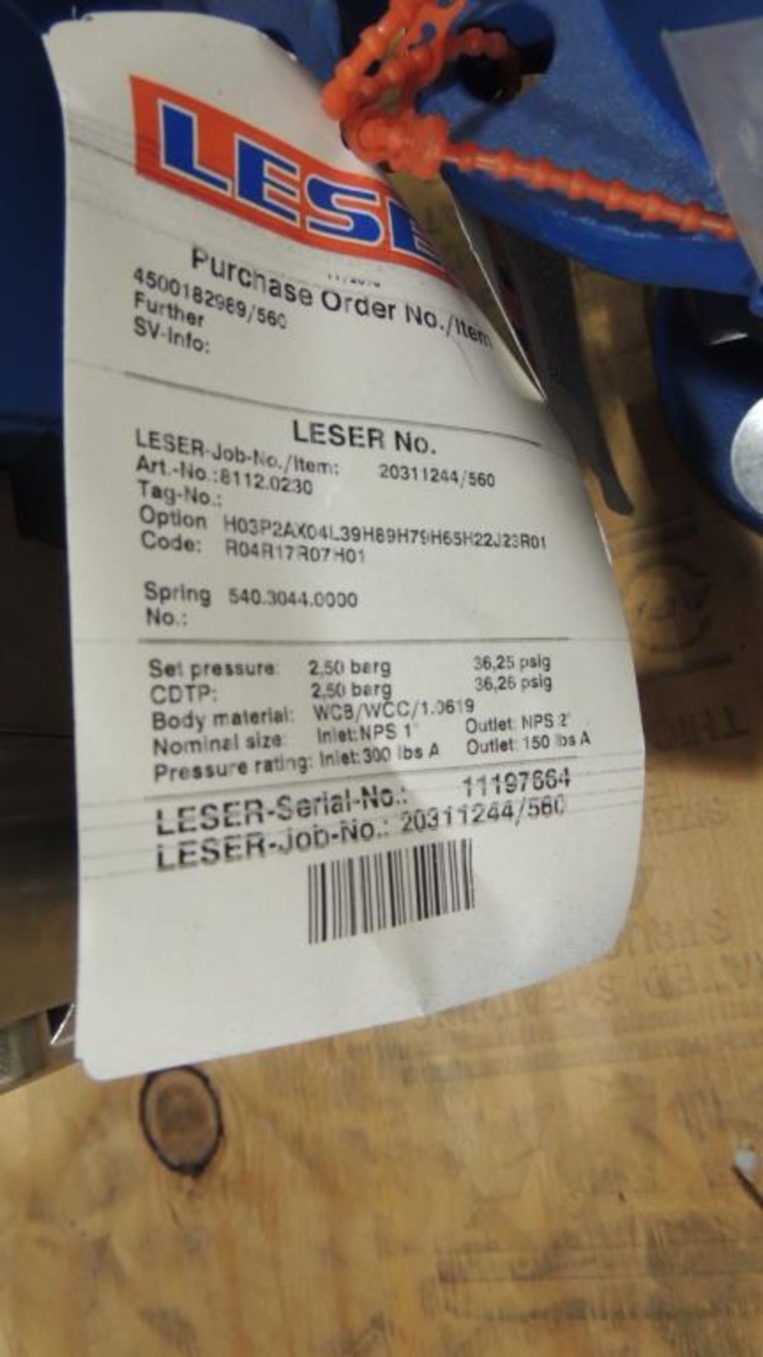 Large Quantity of Leser Relief and Safety Valves, plus Spare Parts Kits - Image 223 of 374