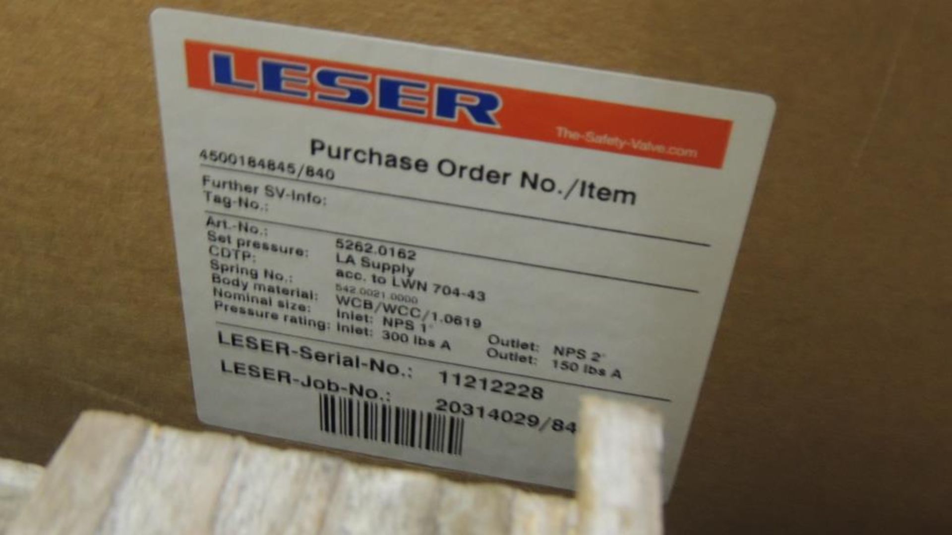 Large Quantity of Leser Relief and Safety Valves, plus Spare Parts Kits - Image 142 of 374