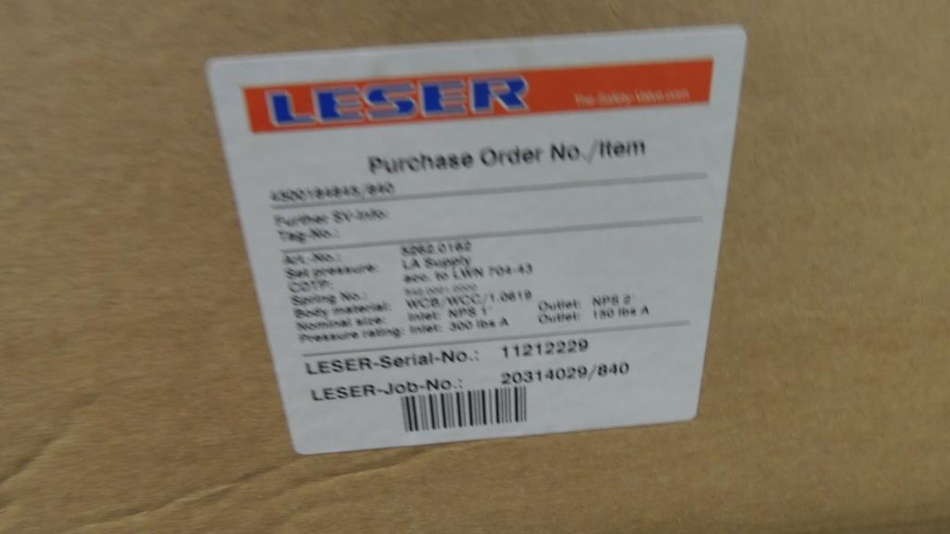 Large Quantity of Leser Relief and Safety Valves, plus Spare Parts Kits - Image 116 of 374