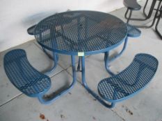 Metal Picnic Bench