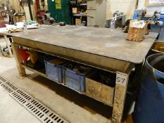 Steel Shop Table