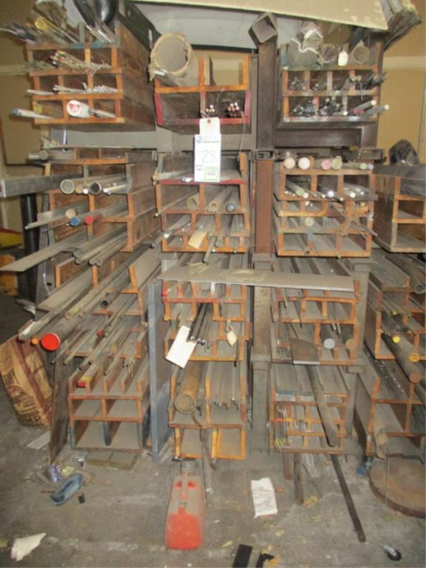 Metal & Plastic Bar/Pipe Stock And Wood Racks
