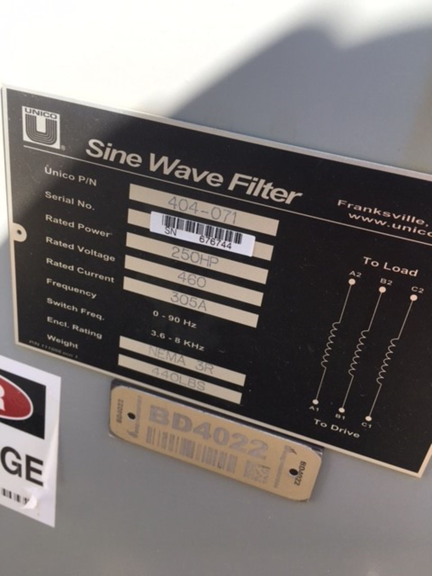 250 HP Sine Wave Filters - Image 2 of 2