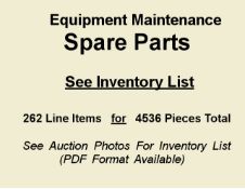 Equipment Maintenance Spare Parts