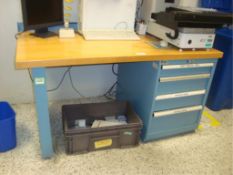 Workbench With Parts Cabinet