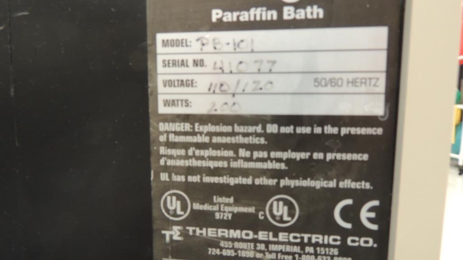 Paraffin bath - Image 6 of 6
