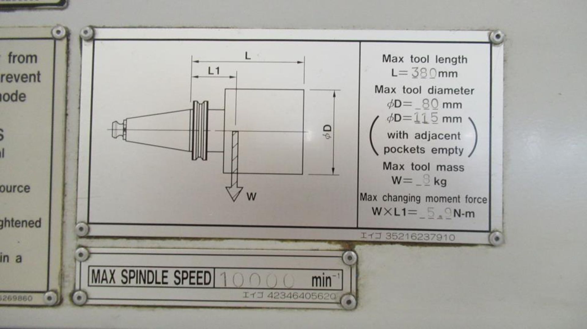 Horizontal Machining Center MP1107 - Image 4 of 14