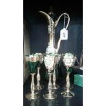 VENETIAN 7 PIECE LIQUEURS SET