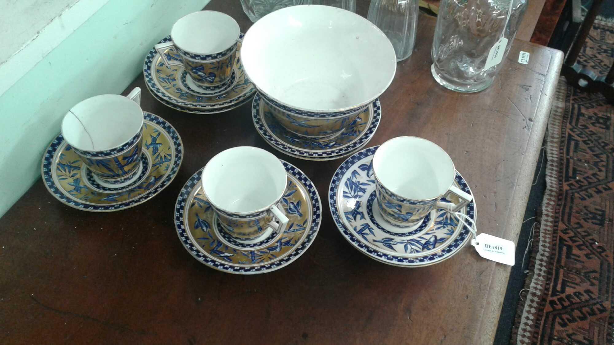 CONTINENTAL PORCELAIN TEA WARE