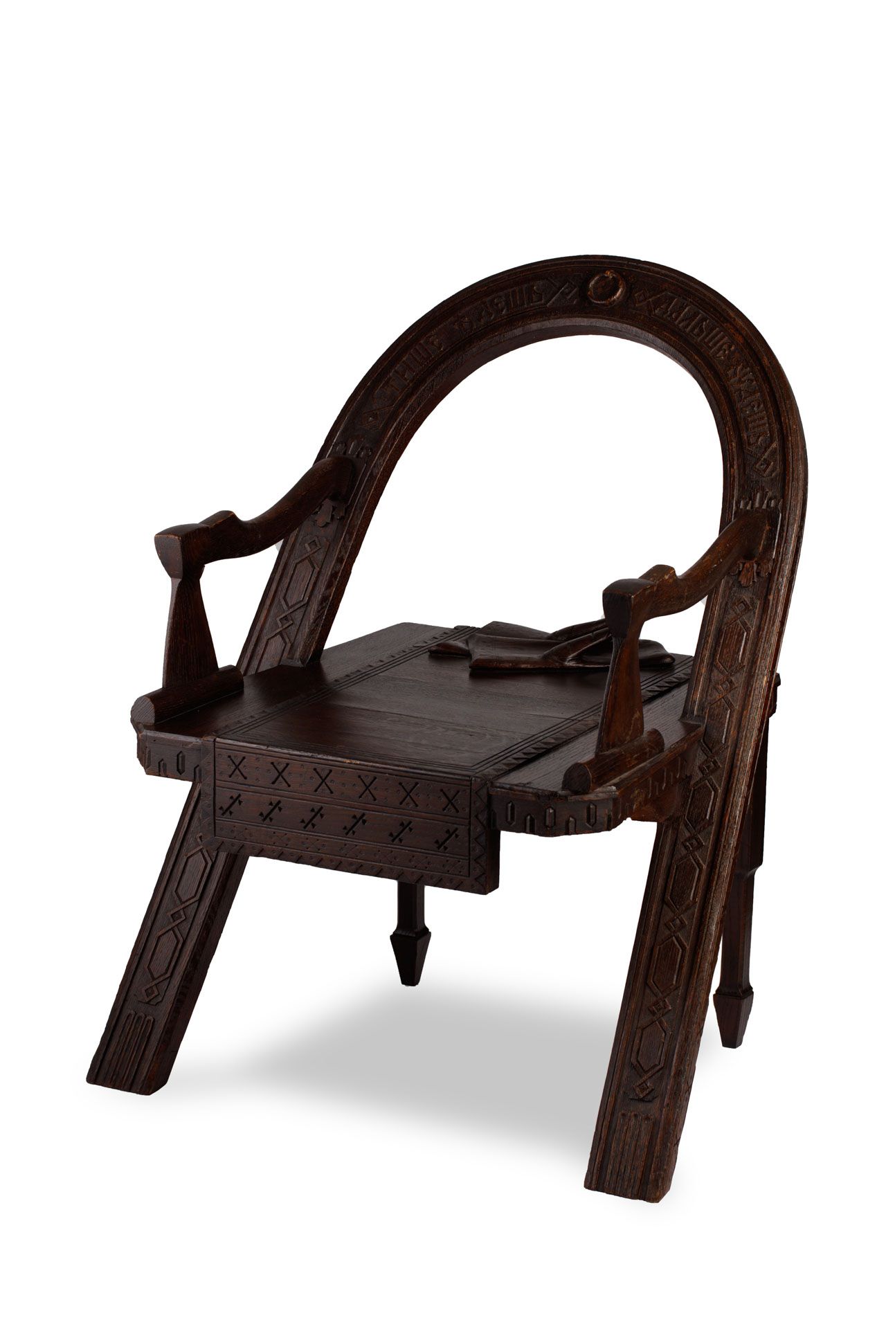 ARMCHAIR «Arc, Ax and Mittens» based on the model of V.P. SHUTOV - Oak, pine, [...] - Bild 5 aus 6