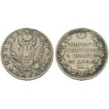 Alexander I, 1801-1825 - Rouble, St. Petersburg, 1818 CПБ ПC, AG 20.2 g. Ref : [...]