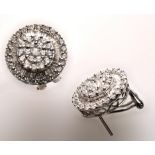 Diamond earrings - Ancient model. Set with circa 3,30cts diamonds. Can make a set [...]