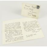 Nicholas Roerich (1874-1947) - Autograph letter, addressed to Denis Rosh. St. [...]