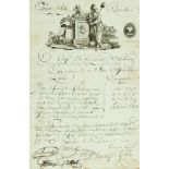 [ITALY ARMY]. - Handwritten piece. Pavia, 30th Prairial year 9th (June 19th, 1801). 1 [...]