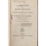 Compilation in on vol. in-8, green half-morocco with corners, ornamented smooth back [...]