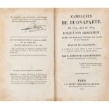 [RUSSIA]. Combination of 2 works • BRETON DE LA MARTINIERE, Campaigns o Buonaparte [...]