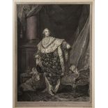 G. J. MULLER after Joseph Siffred DUPLESSIS - King Louis XVI Engraving End of XVIII [...]