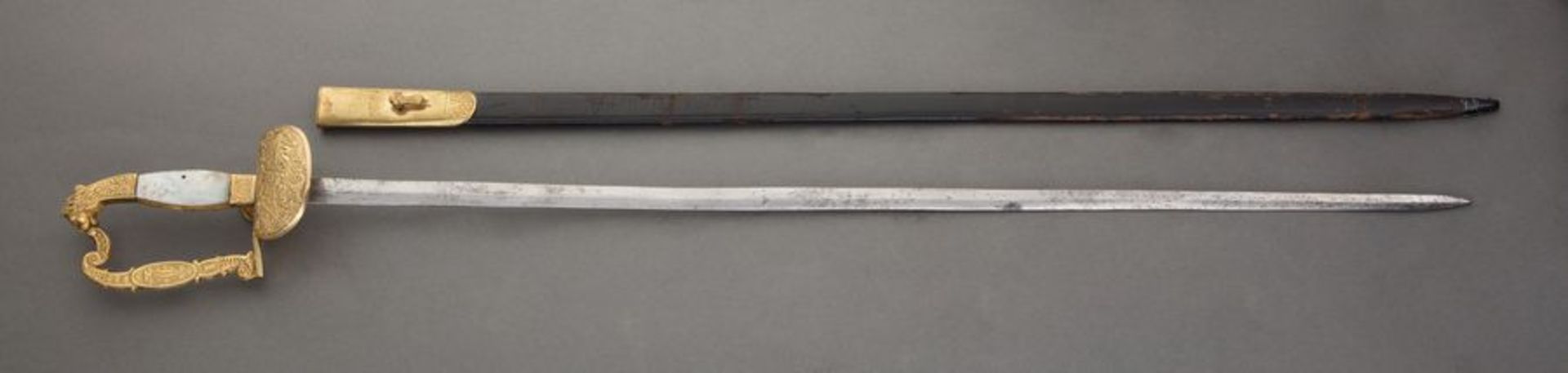 Sword of Russian civil of cials during the reign of Nicholas I. Total length - 90 cm: [...]