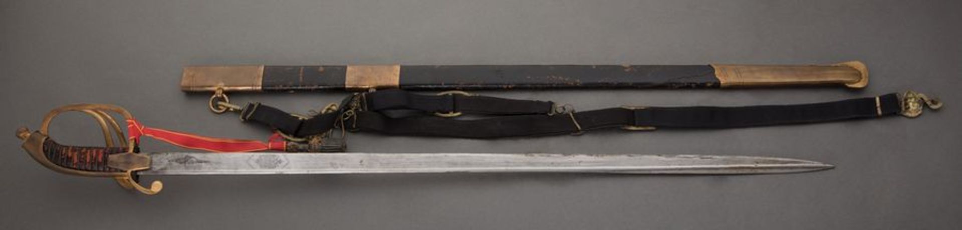 A naval of cer’s broadsword based on the sample of 1855 with the inscription « For [...] - Bild 24 aus 24