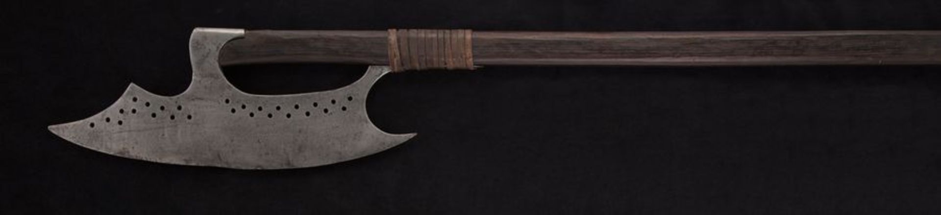 Berdiche Russian XVI - XVII century. Overall length - 196 cm; blade length - 42.3 cm; [...]
