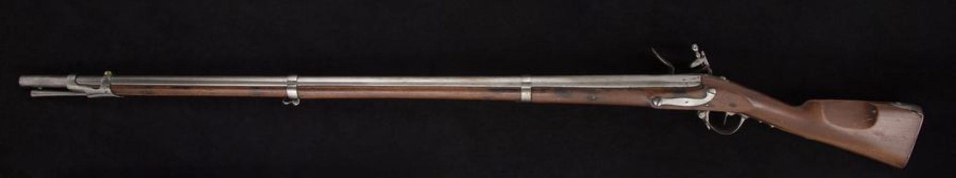 French ri e with a intlock, model 1777. Overall length - 151.2 cm; barrel - 113.4 cm; [...] - Bild 5 aus 5