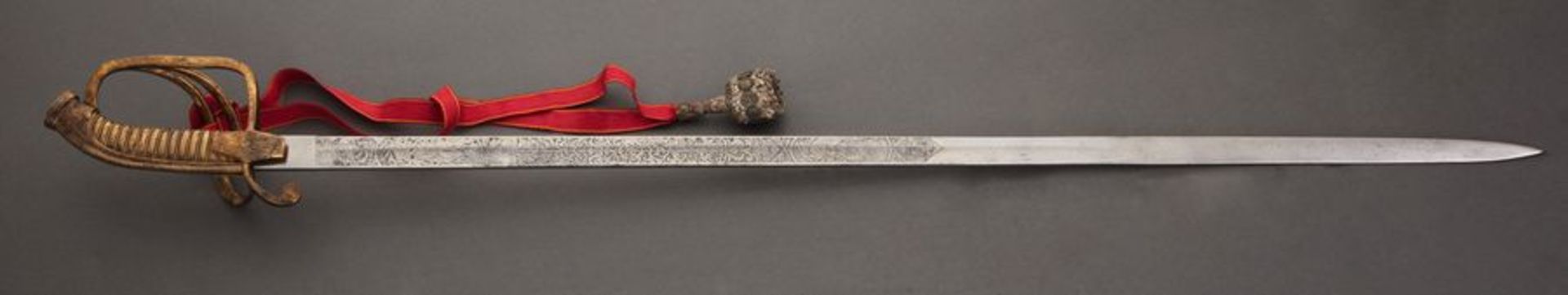 Russian naval of cer’s award Sabre based on the sample of 1855, with lanyard, with [...] - Bild 9 aus 16