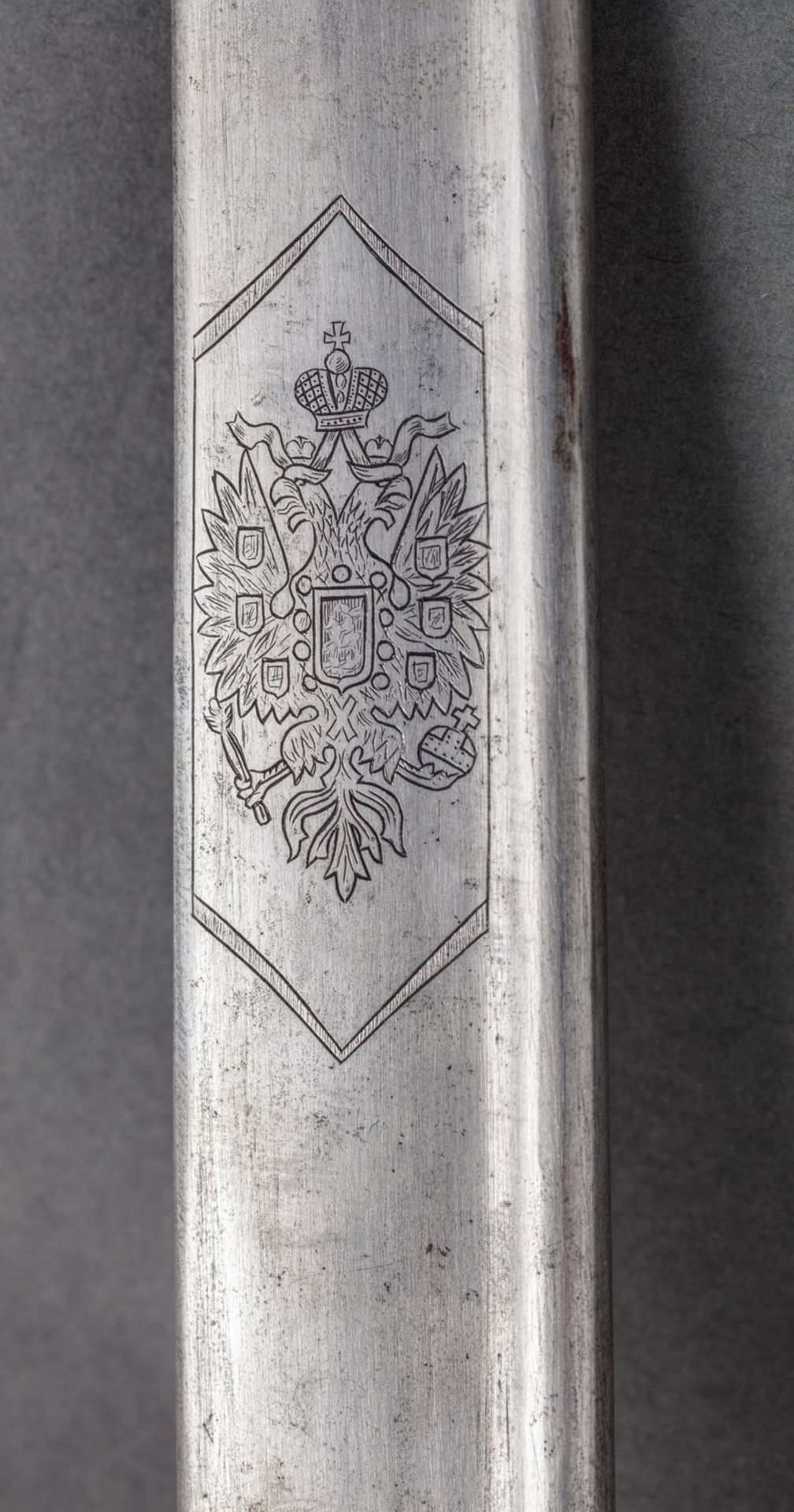 A naval of cer’s broadsword based on the sample of 1855 with the inscription « For [...] - Bild 22 aus 24