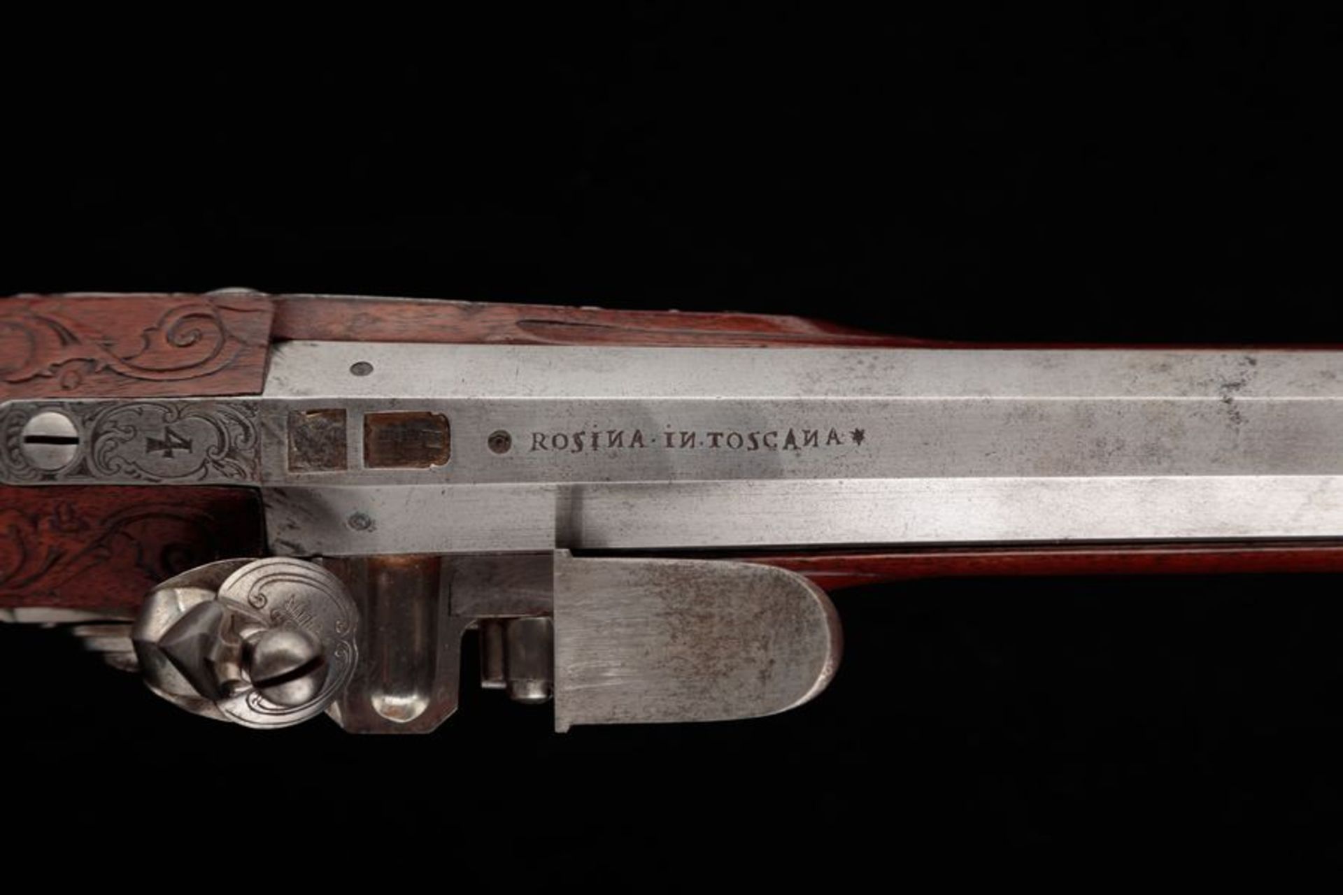 Russian hunting gun of the 1740s – 1780s, with a intlock, with a silver device. [...] - Bild 3 aus 6