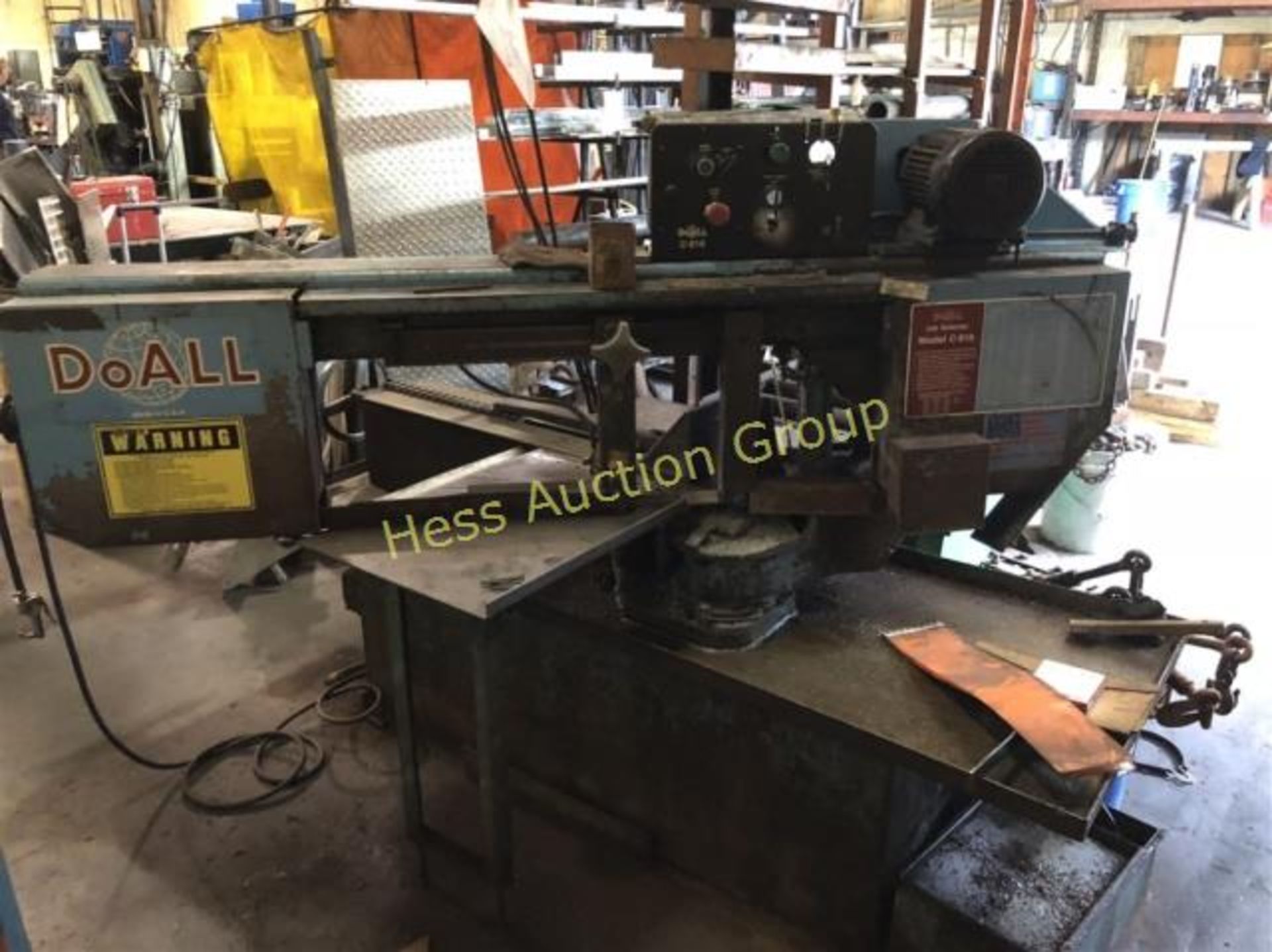 DoAll Horizontal Metal Cutting Bandsaw 12" Wide X - Image 2 of 4
