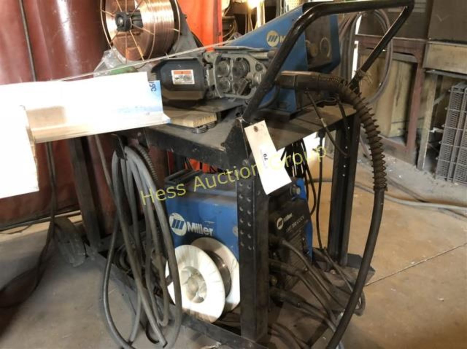 Miller XMT 350 CC/CV Auto Line Welder On Cart