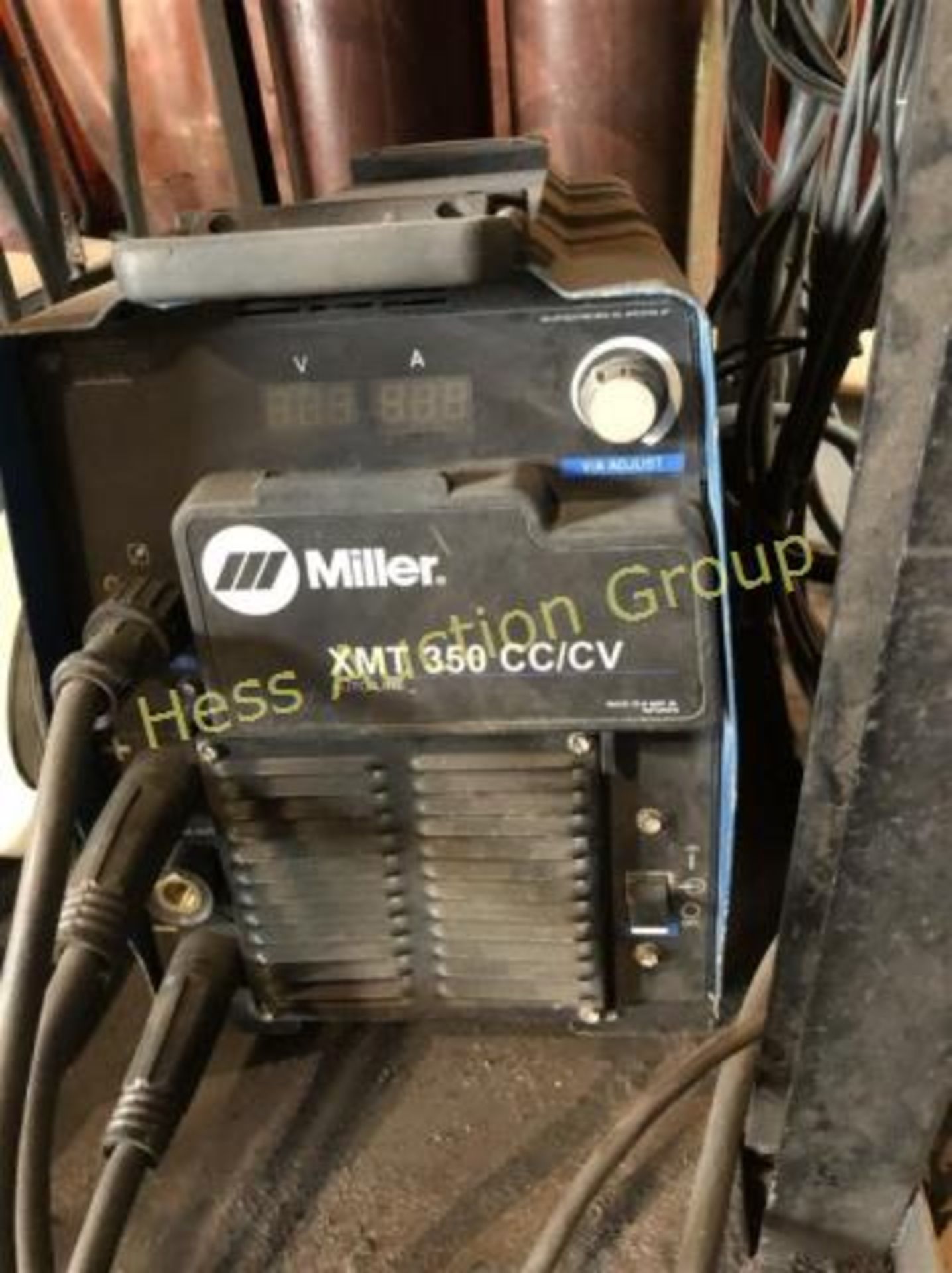 Miller XMT 350 CC/CV Auto Line Welder On Cart - Image 2 of 4