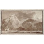 "Castle on the westside of the Island of Caprea, October 1827"Como, on the Lake of Como, Italy 1827"