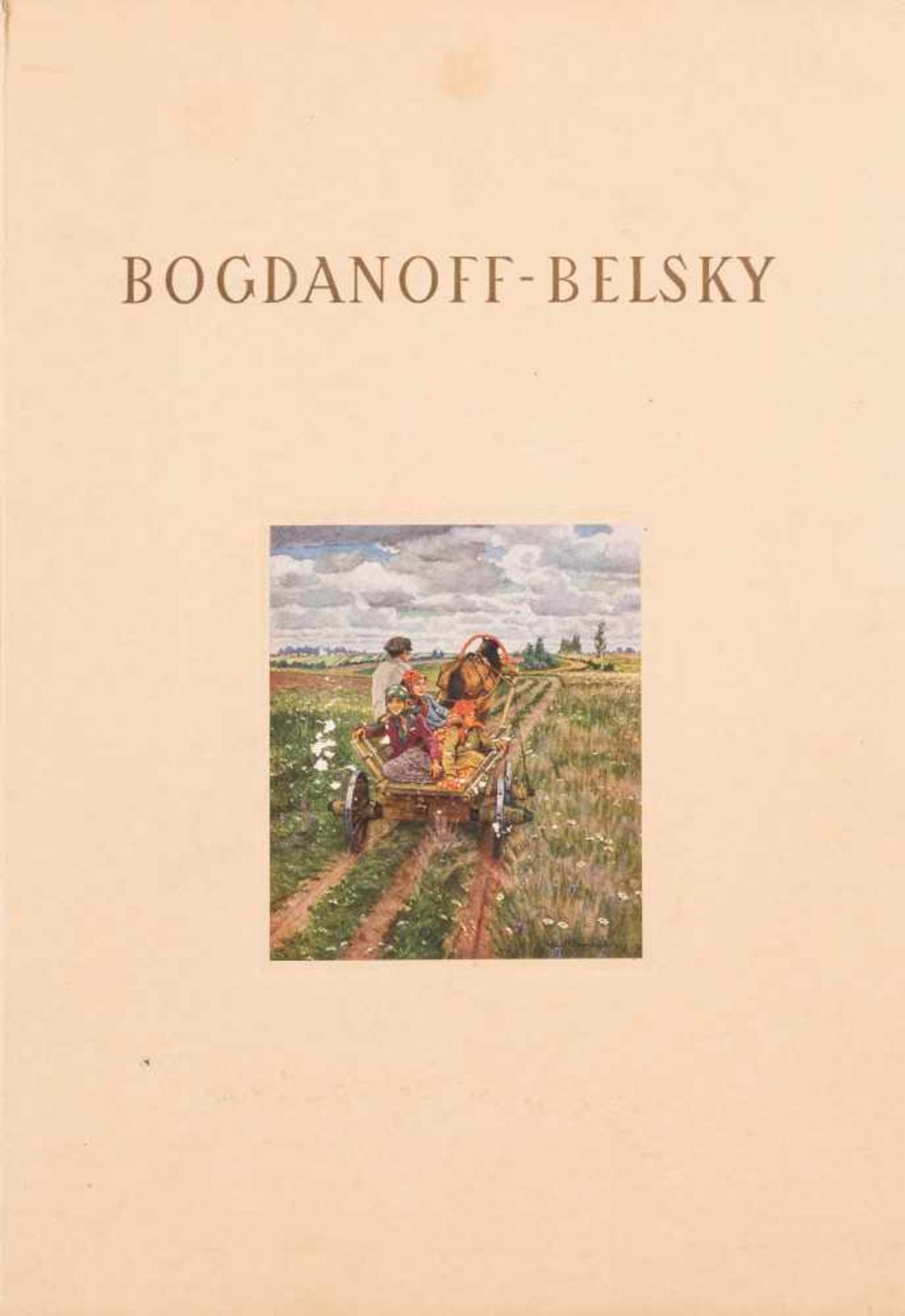 ZIEDONIS LIGERS Bogdanoff-Belsky. Leben und Werk des russischen Malers Riga, 1943 Gebundenes Katalog