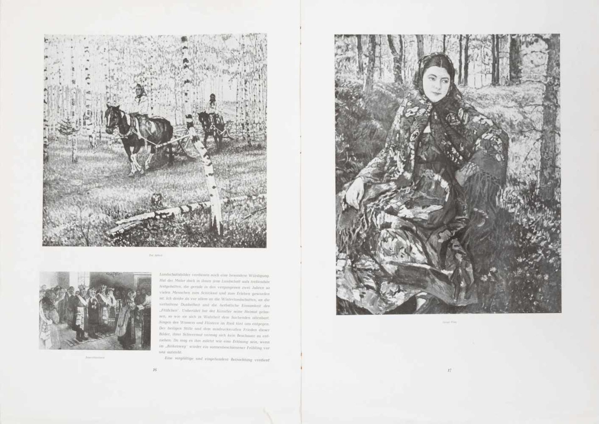 ZIEDONIS LIGERS Bogdanoff-Belsky. Leben und Werk des russischen Malers Riga, 1943 Gebundenes Katalog - Bild 3 aus 6