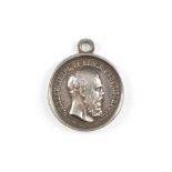 MEDAILLE Russland, Periode Alexander III. (1881-1894) Silber. D. 29 mm, 14 g. Am unteren Rand