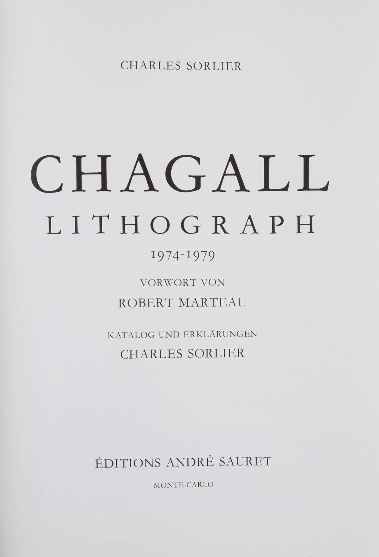 MARC CHAGALL 1887 Witebsk - 1985 Paul de Vence 'CHAGALL LITHOGRAPH' (SECHS BÄNDE DES - Bild 15 aus 19