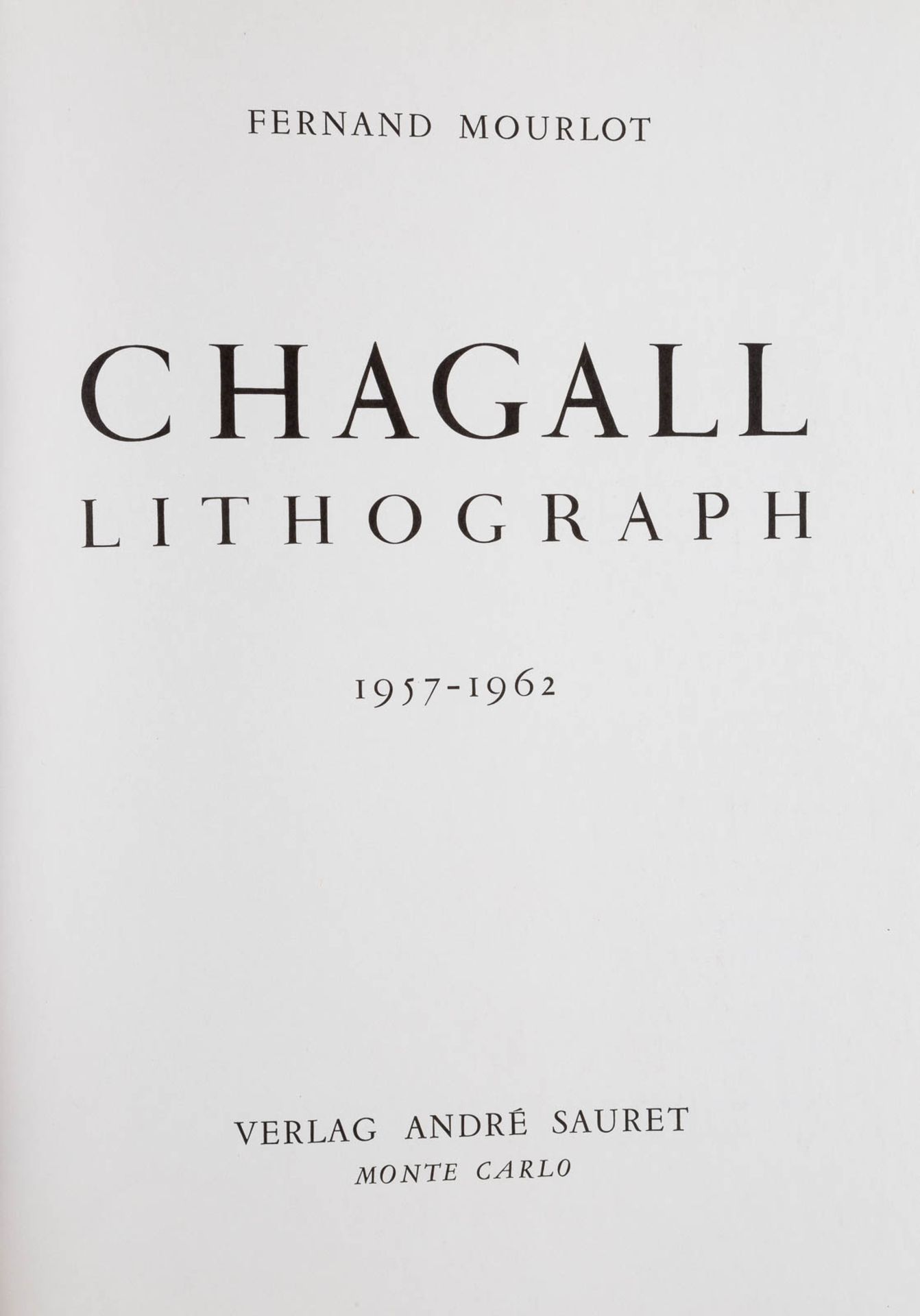 MARC CHAGALL 1887 Witebsk - 1985 Paul de Vence 'CHAGALL LITHOGRAPH' (SECHS BÄNDE DES - Bild 6 aus 19
